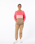 Michelle is 5'10 wearing a size M