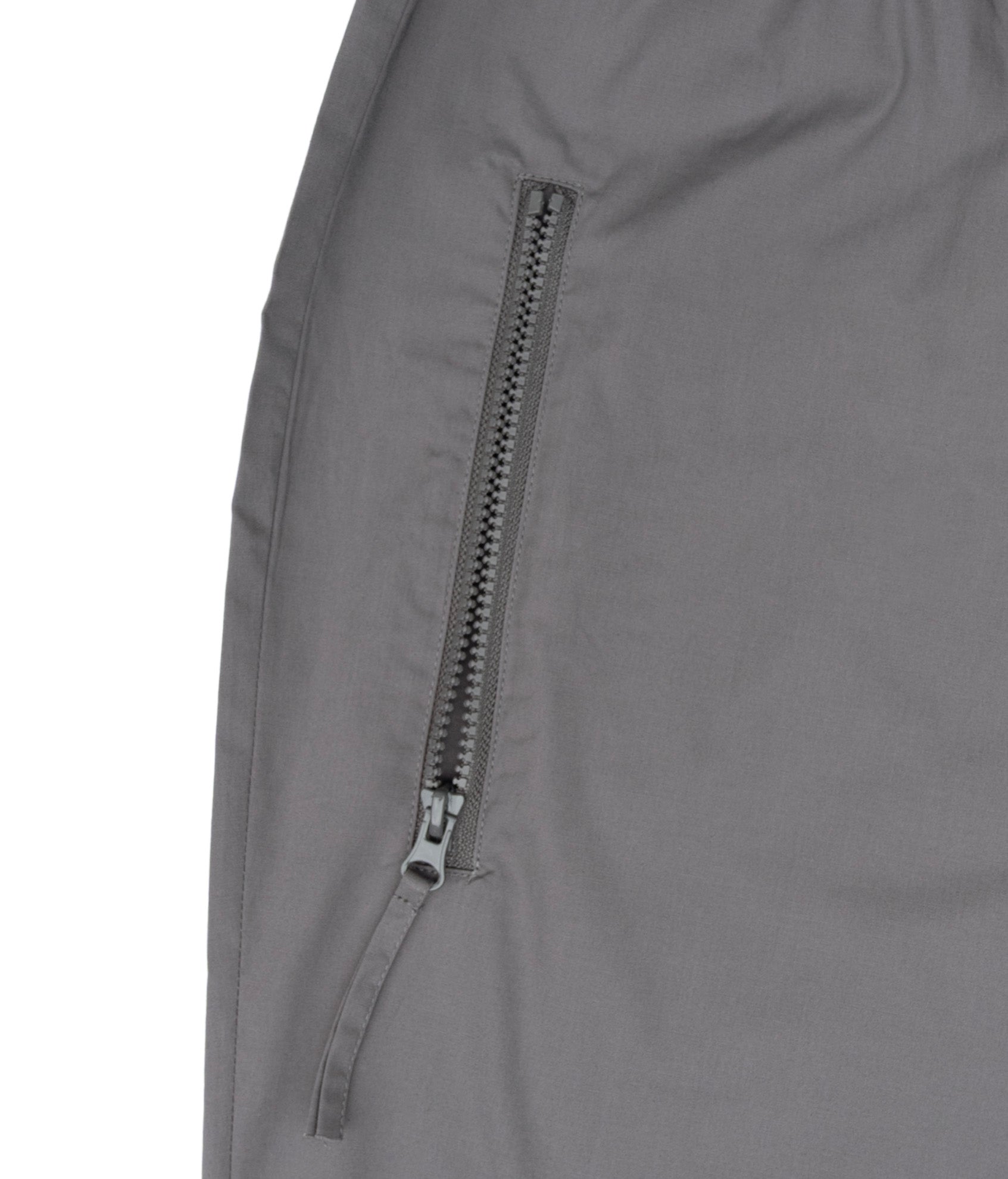 Closeup of thigh zipper