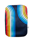 Back of Elastic Ostomy 70s Stripe Bag Cover
