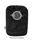 Black "Sh*t Happens" Elastic Ostomy Bag Cover