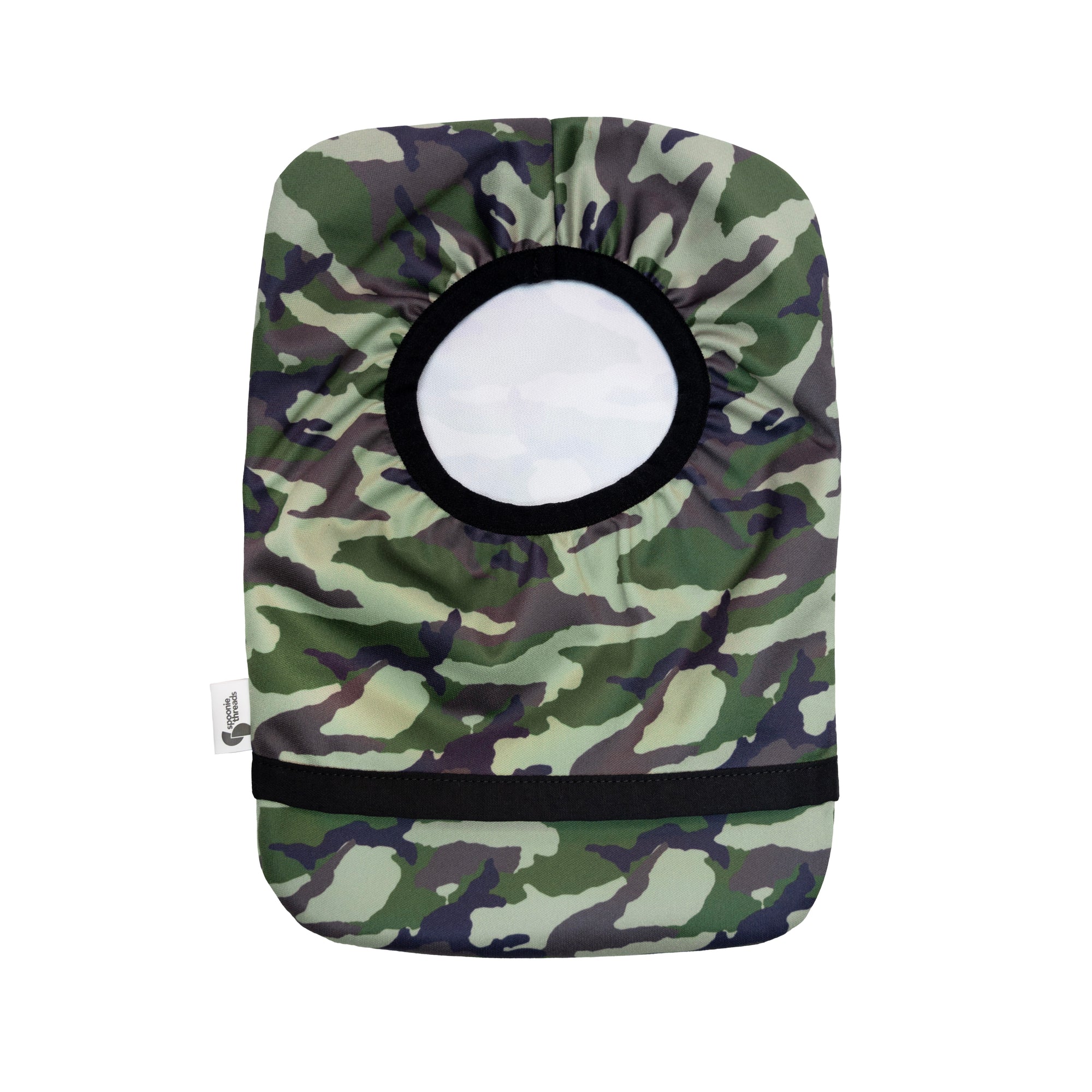 Flat of Camo elastic ostomy bag cover without pouch