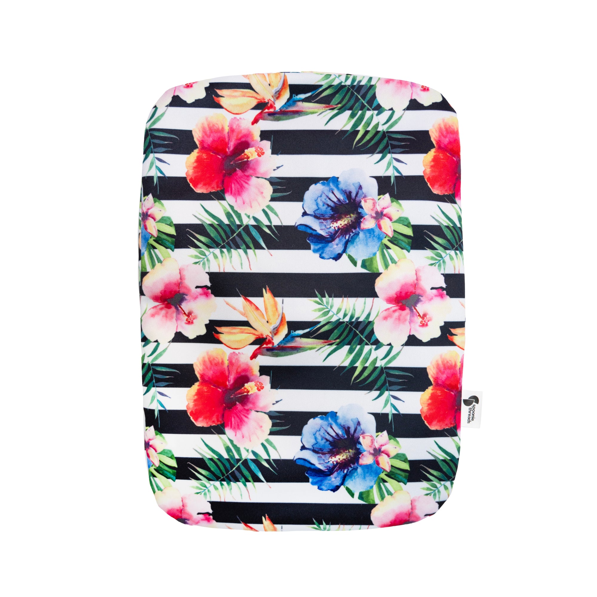 Back of Floral Stripe Cover