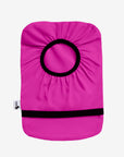 Fuschia elastic ostomy bag cover without pouch