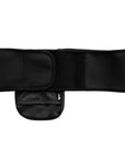 Back of ostomy support belt closed
