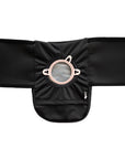 Elastic Ostomy Cover Support Belt | 6"x9" Large | Black | Waists 22" - 59"