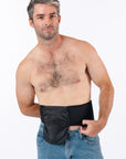 Reed wearing Elastic Ostomy Wrap Support Belt