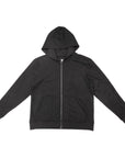 Flat of black Full Zip Hoodie