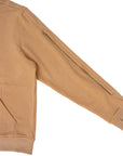 Closeup of arm zipper