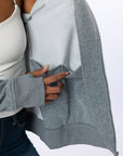 Closeup of interior pocket