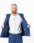 Mike showing inner pockets