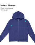 Points of Measure for Full Zip Hoodie