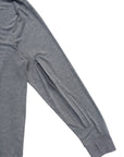 Closeup of sleeve with zipper