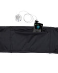 Open Black Ultra Double Pocket Belt with insulin pump