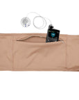 Open Tan Ultra Double Pocket Belt with insulin pump