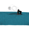 Open Teal Ultra Double Pocket Belt with insulin pump