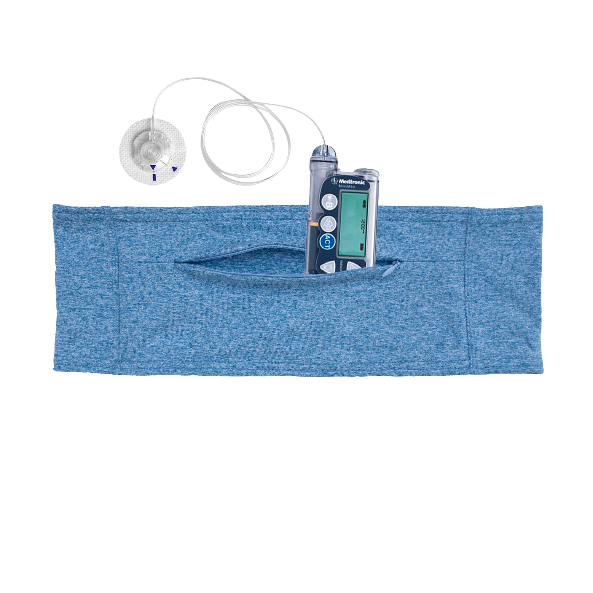Mykonos Double Pocket Belt with Insulin Pump
