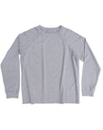 Flat of gray Snap Access Long-Sleeve Tee Shirt