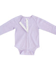Long sleeve all access bodysuit open front