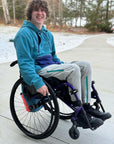 Man wearing Adult Ankle Zip Access Pant with Contrast Zippers