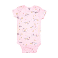 Shine Bright Princess G-Tube Short Sleeve Baby Onesie