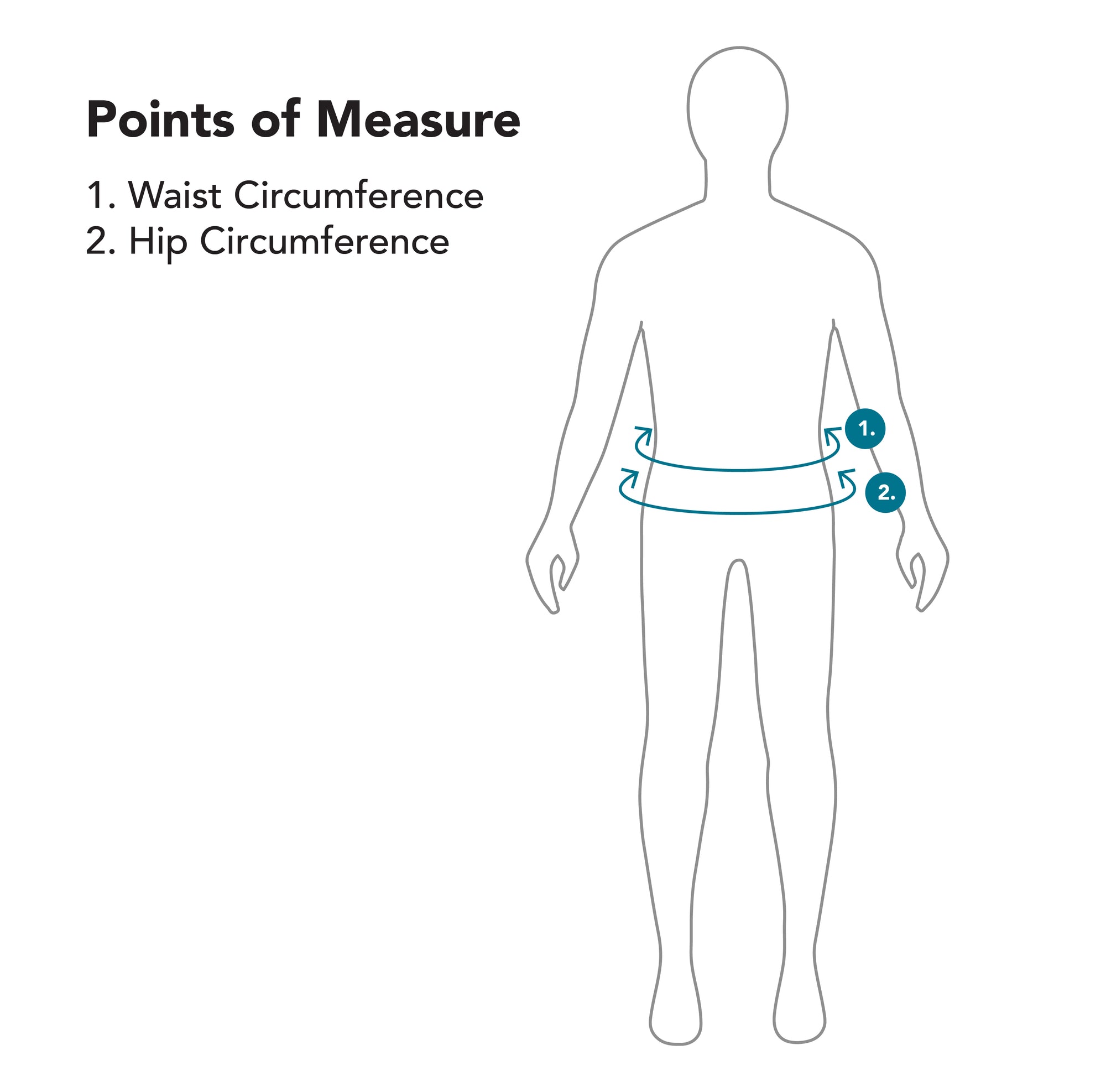 Double Pocket Belt Points of measure