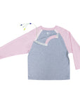 Open Kids Pink Raglan Access Tee with tubing