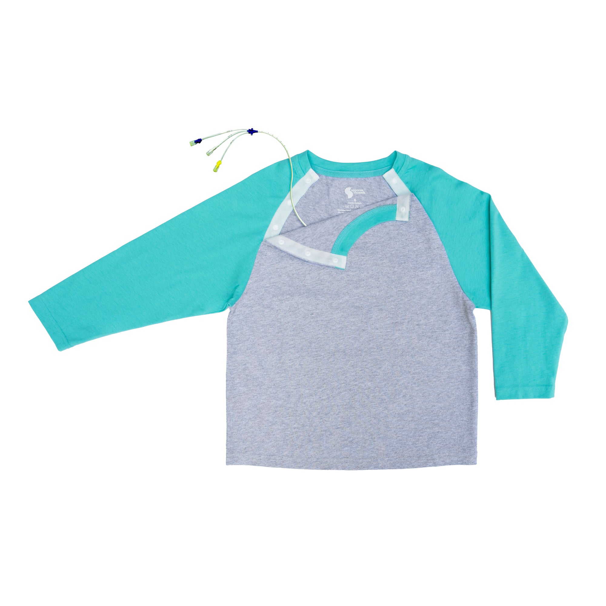 Open Kids Raglan Access Tee with tubing