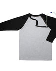 Adult Raglan Chemo Port Access Tee Shirt with Medical Device