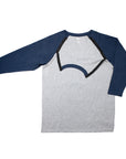 Adult Raglan Chemo Port Access Tee Shirt Open