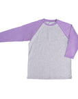 Flat of purple Raglan Access Tee