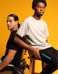 Two men in Raglan Zip Tees