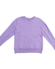 Flat image of lilac sweatshirt