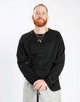 Mike is 6'2" wearing a size L