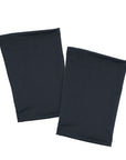 Pack of two black support sleeves