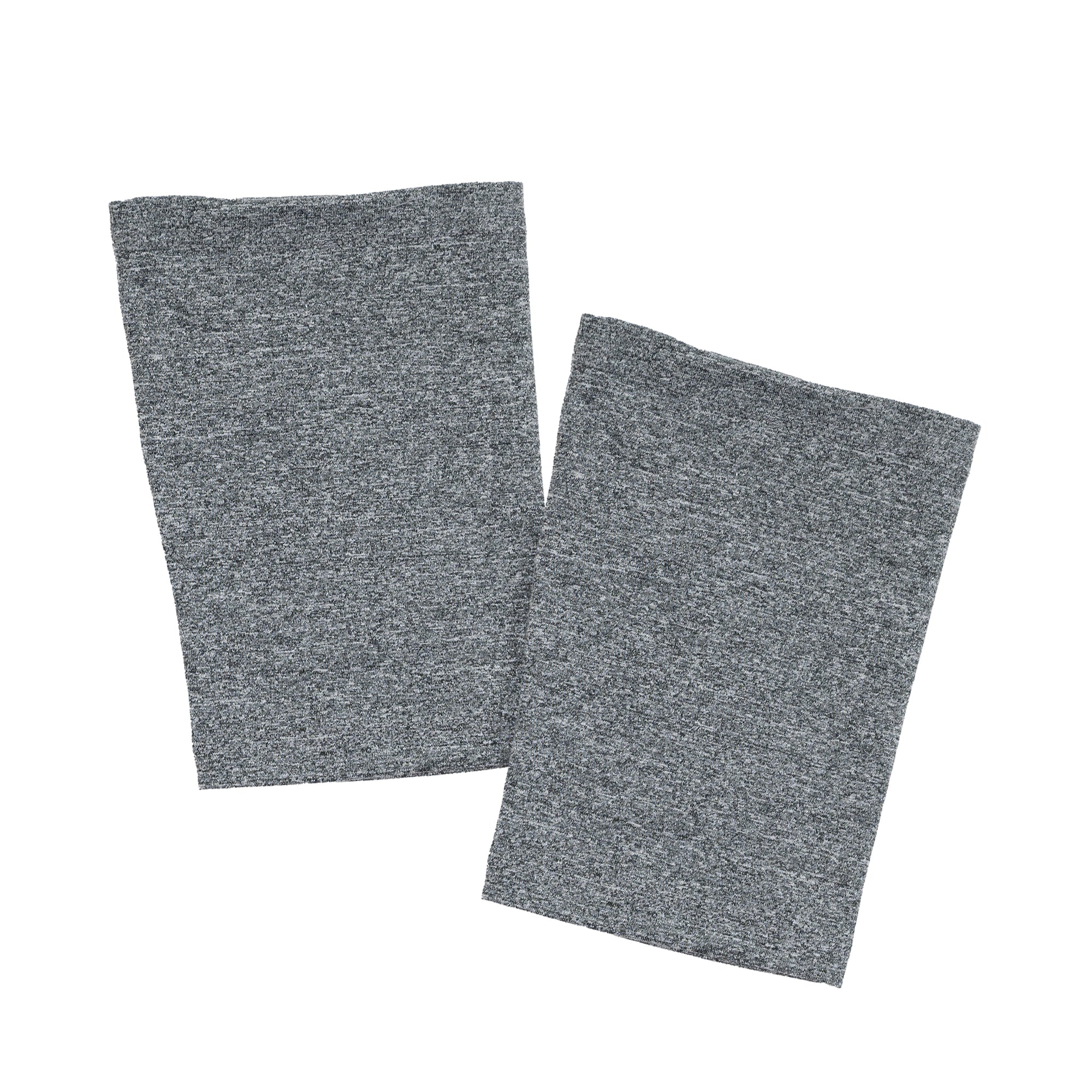 Flat of two heathered support sleeves