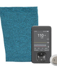 Teal sleeve with CGM