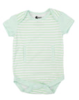 Mint short sleeve g tube bodysuit