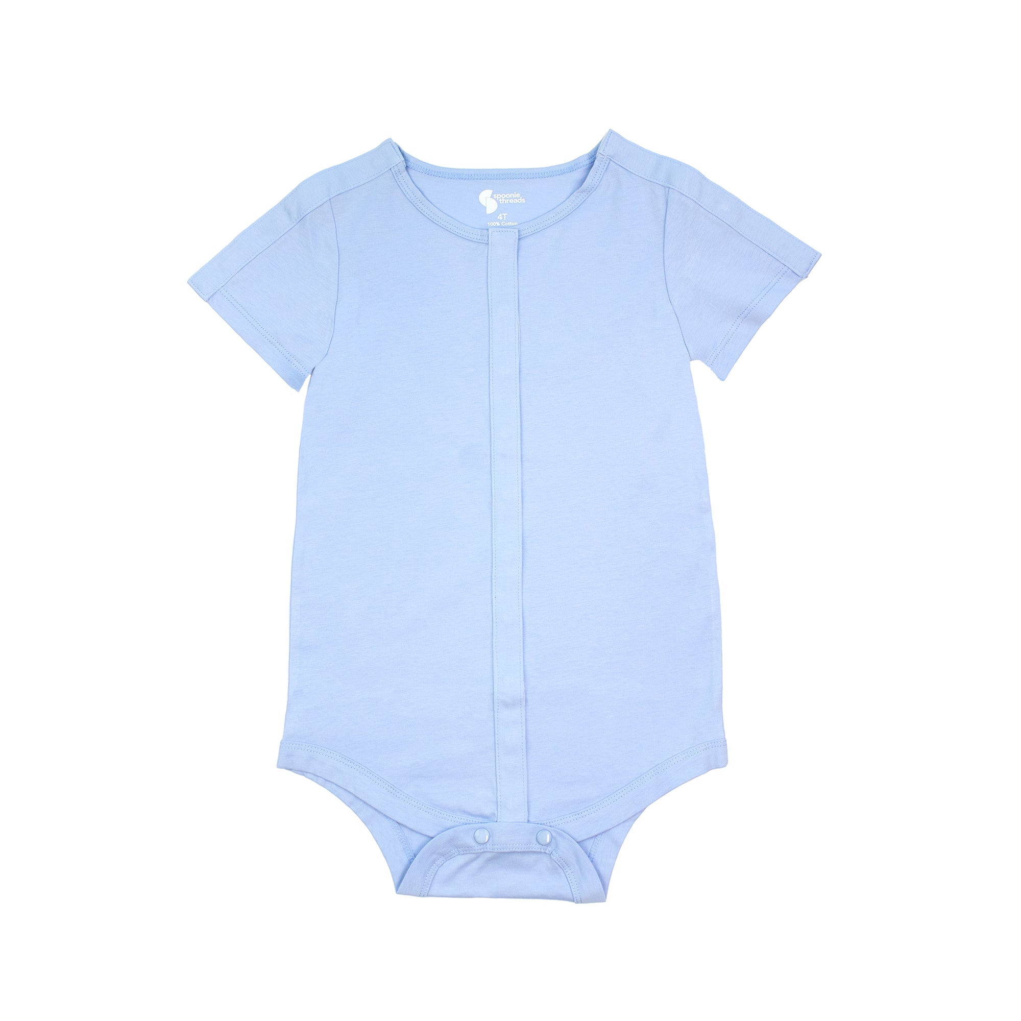 Blue All-Access Bodysuit | G-Tube, Catheter, NICU/PICU, Port-friendly adaptive clothing