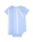 Blue All-Access Bodysuit | G-Tube, Catheter, NICU/PICU, Port-friendly adaptive clothing