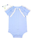 Blue All-Access Bodysuit | G-Tube, Catheter, NICU/PICU, Port-friendly adaptive clothing
