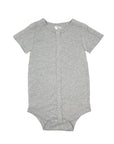 Gray All-Access Bodysuit | G-Tube, Catheter, NICU/PICU, Port-friendly adaptive clothing