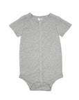 Gray All-Access Bodysuit | G-Tube, Catheter, NICU/PICU, Port-friendly adaptive clothing