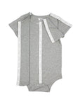 Gray All-Access Bodysuit | G-Tube, Catheter, NICU/PICU, Port-friendly adaptive clothing