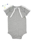 Gray All-Access Bodysuit | G-Tube, Catheter, NICU/PICU, Port-friendly adaptive clothing