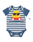 Flat of Tummy Zip Bodysuit with G-Tube
