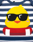Closeup of duck graphic