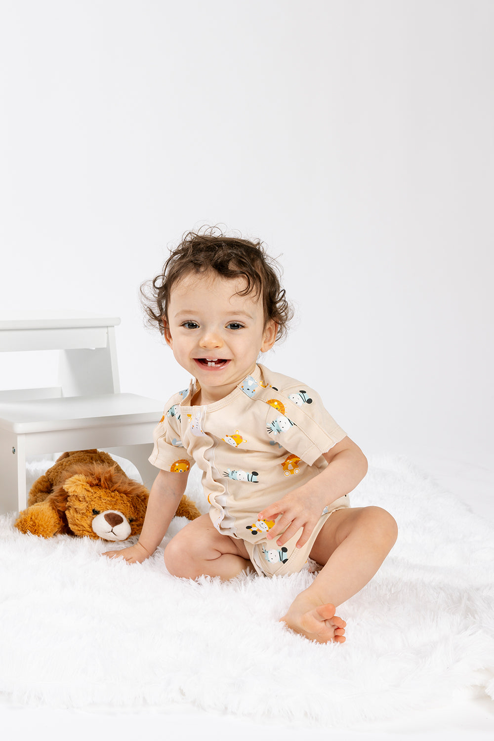 Safari Print Preemie to 4T All-Access Bodysuit