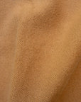 Closeup of inside of Khaki Sweatshirt Fabric