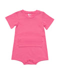 Flat of Pink Tummy Access Bodysuit