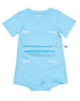 Flat of Tummy Access Bodysuit with tubing
